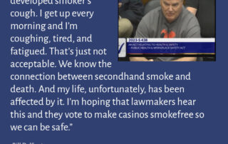 Casino workers deserve clean air