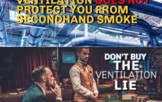 Ventilation HVAC systems do not protect from secondhand smoke