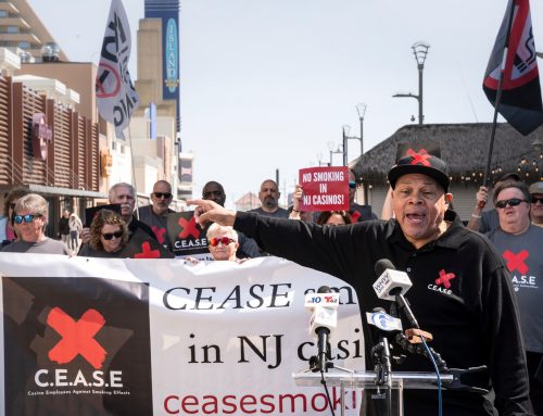 NJ Casino Workers Rally to End Indoor Smoking on 20th Anniversary of Smoking Loophole